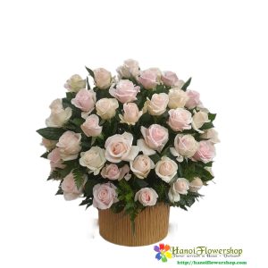 Birthday rose arrangement