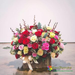 Colorful flower arrangement