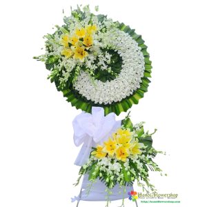 Funeral flower standing spray