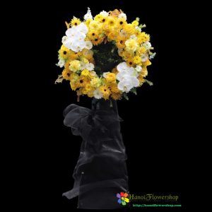 Funeral flower wreath