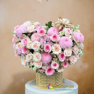 Heart shaped flowers