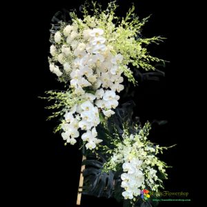 Premium funeral flower arrangement