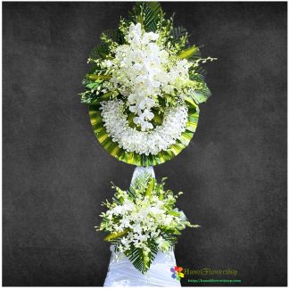 Online funeral flowers delivery to Hanoi