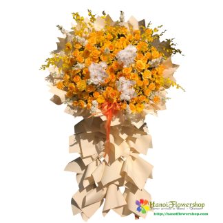 Order flower stand for opening ceremony in Hanoi