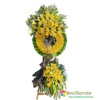 Online traditional funeral flowers in Hanoi