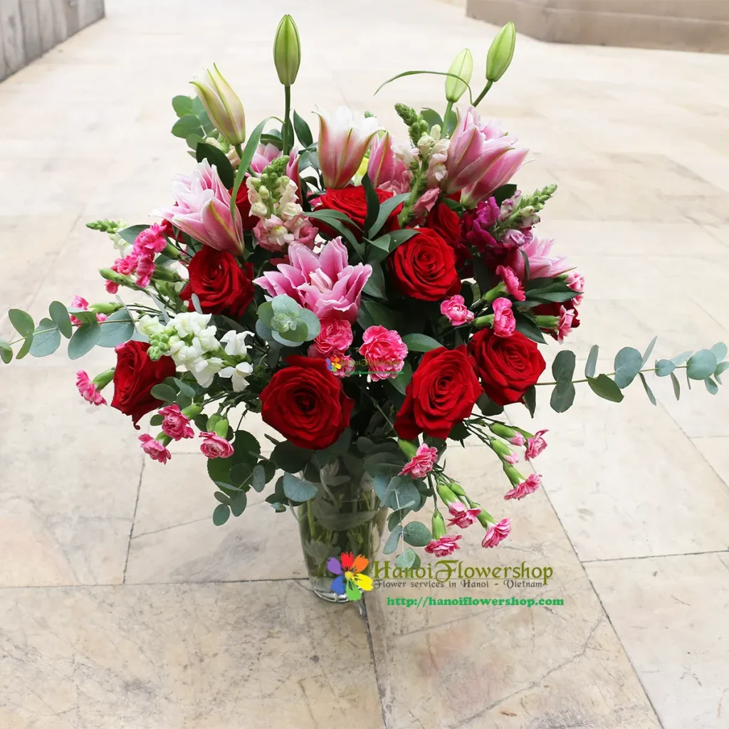 Fresh flowers in a clean vase with water